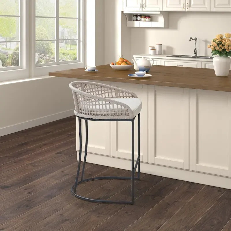 Carmel Woven Counter Stool 25