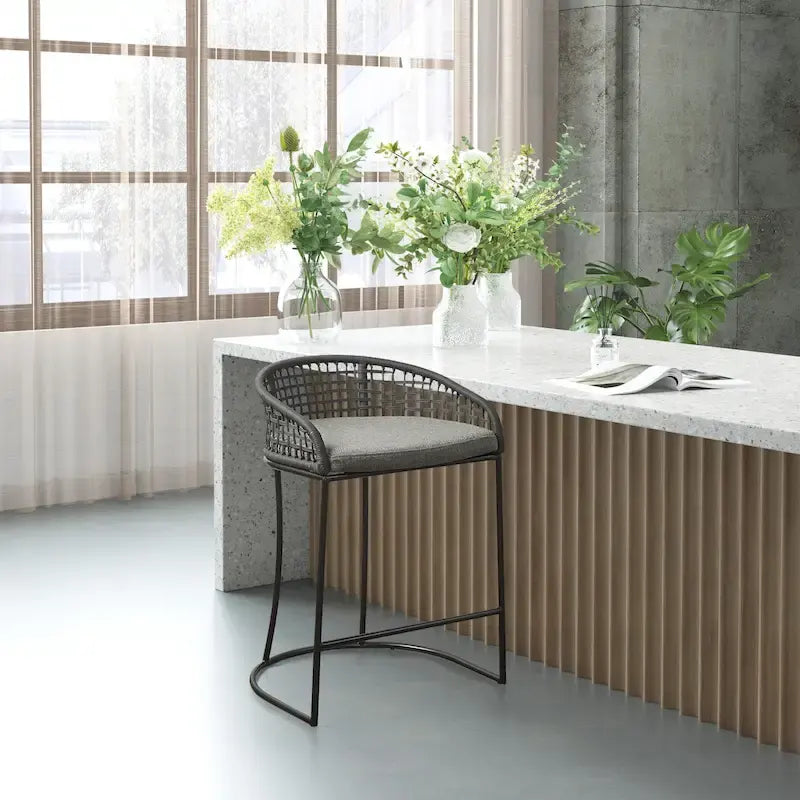 Carmel Woven Counter Stool 25