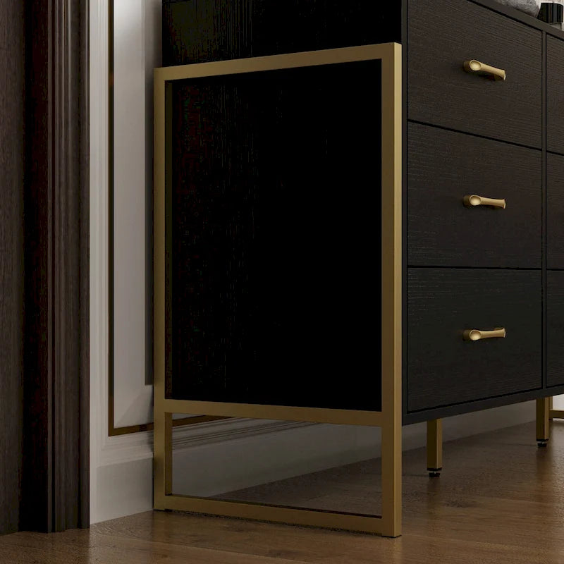 Large 61.4 Dresser - Abundant Storage, Timeless Design Drawers