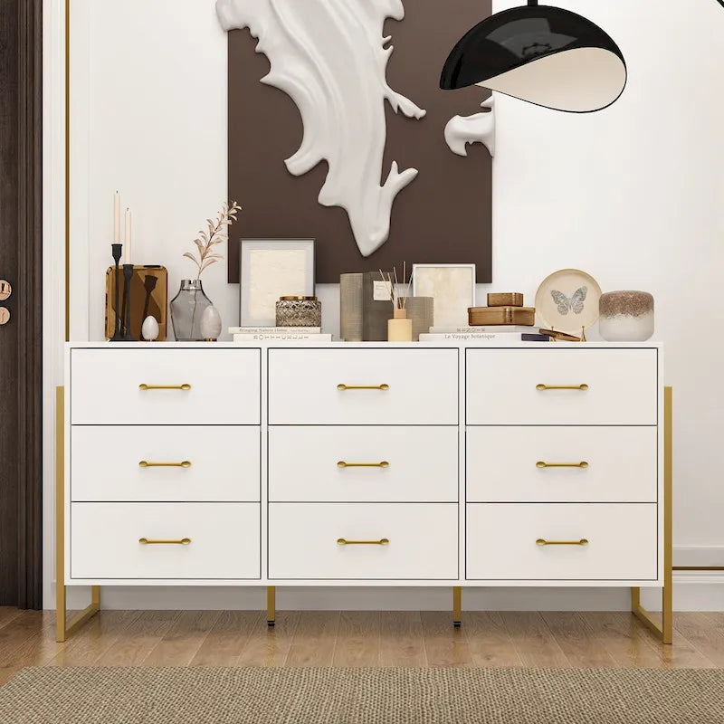 Large 61.4 Dresser - Abundant Storage, Timeless Design Drawers