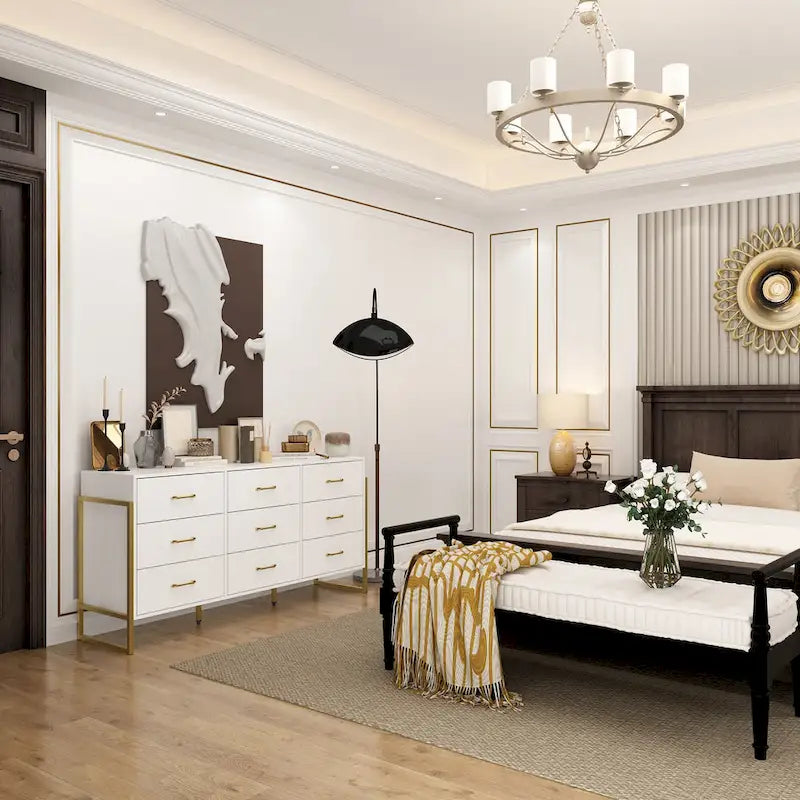 Large 61.4 Dresser - Abundant Storage, Timeless Design Drawers