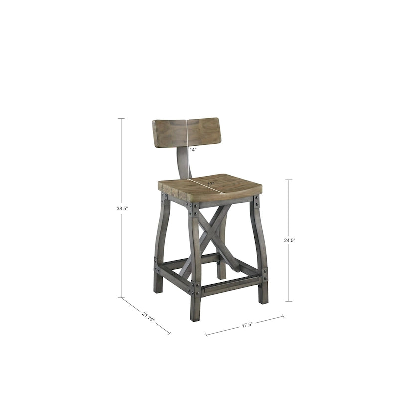 Lancaster Counter Stool with Back