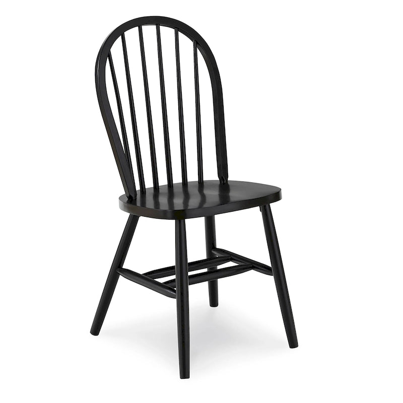 Solid Wood Windsor Spindle Back Dining Chair