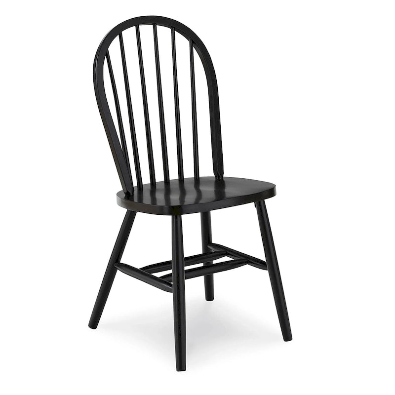 Solid Wood Windsor Spindle Back Dining Chair