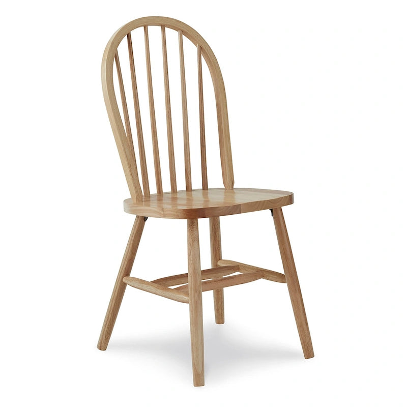 Solid Wood Windsor Spindle Back Dining Chair