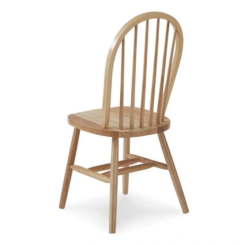 Solid Wood Windsor Spindle Back Dining Chair
