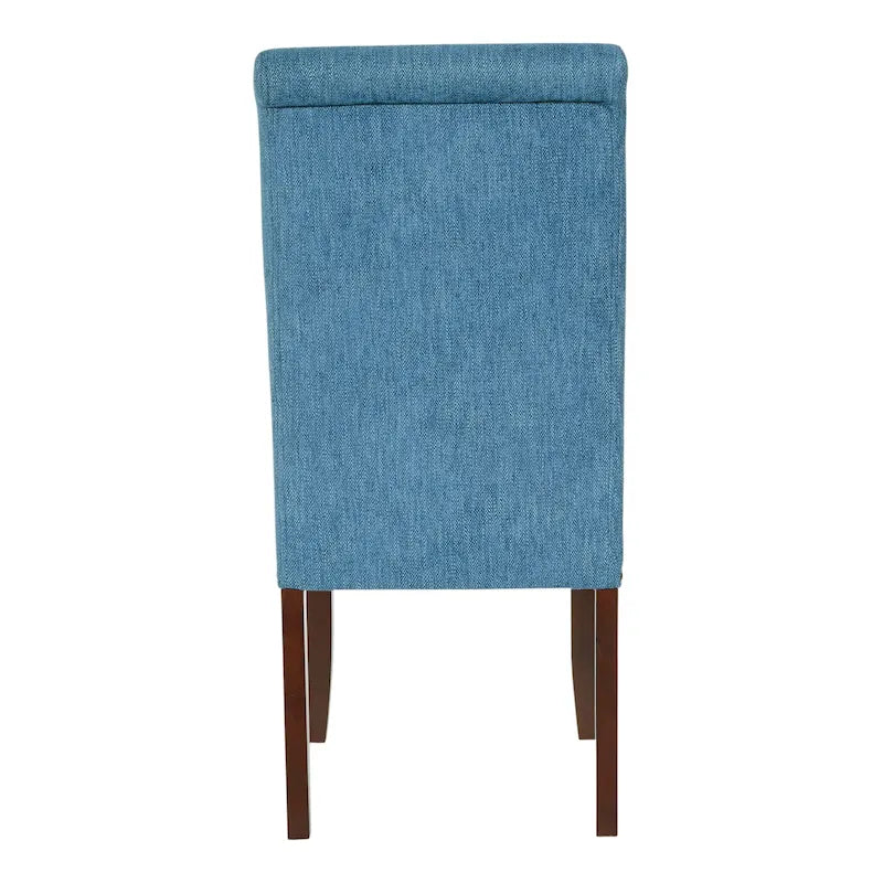 Five Bridge Eco Parsons Faux Leather Nailhead Chair