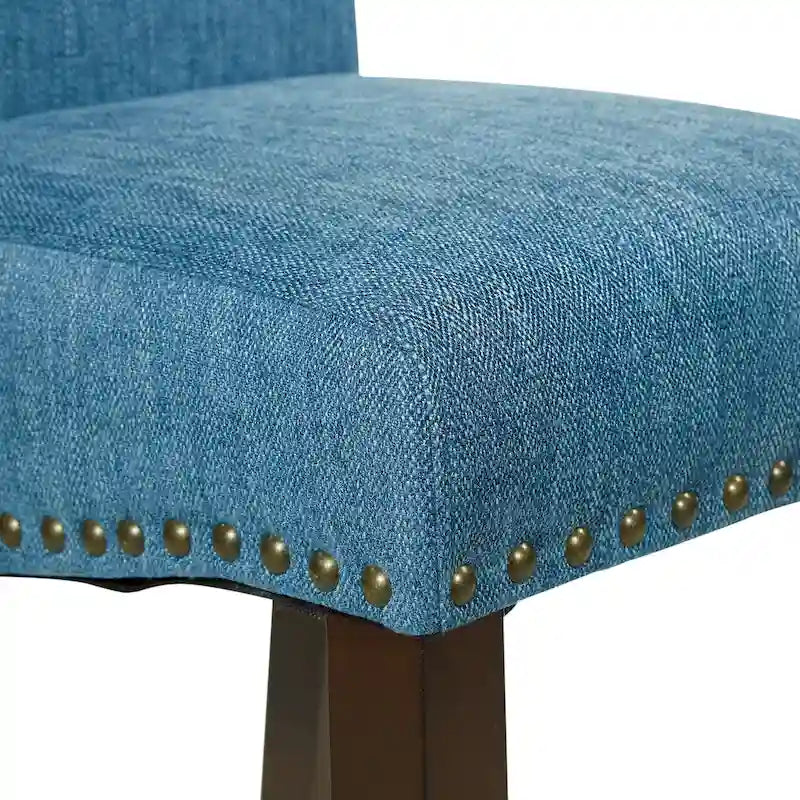 Five Bridge Eco Parsons Faux Leather Nailhead Chair
