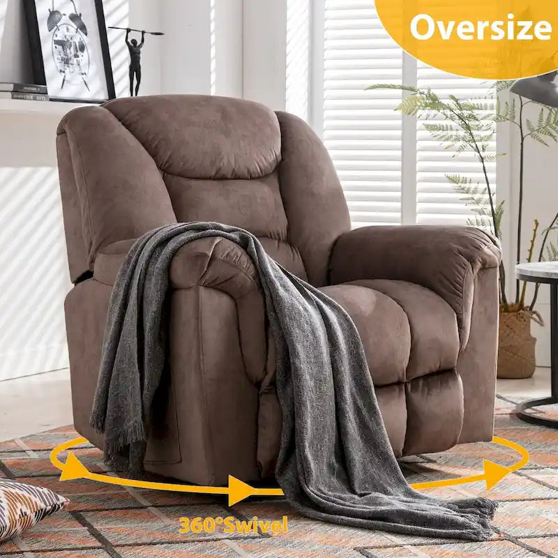 Oversize Swivel Manual Swivel Recliner