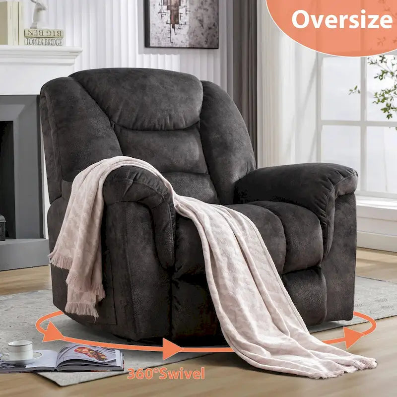 Oversize Swivel Manual Swivel Recliner