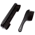 2-Piece Solid Wood Billiard Pool Table Brush and Rail Brush Set