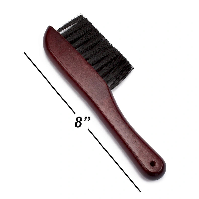 2-Piece Solid Wood Billiard Pool Table Brush and Rail Brush Set