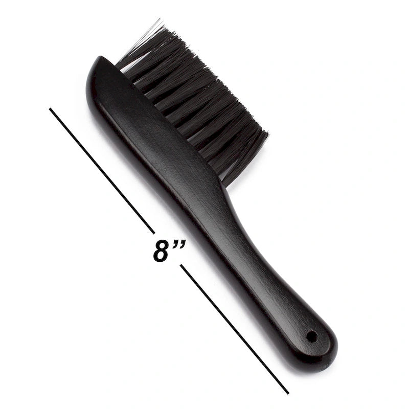 2-Piece Solid Wood Billiard Pool Table Brush and Rail Brush Set