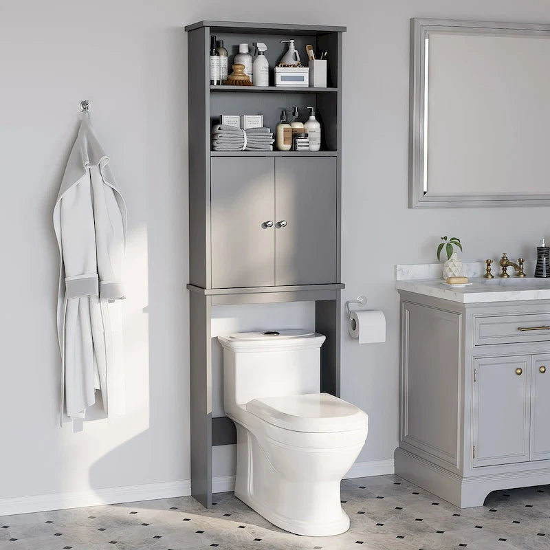 Over The Toilet Storage Cabinet with Door