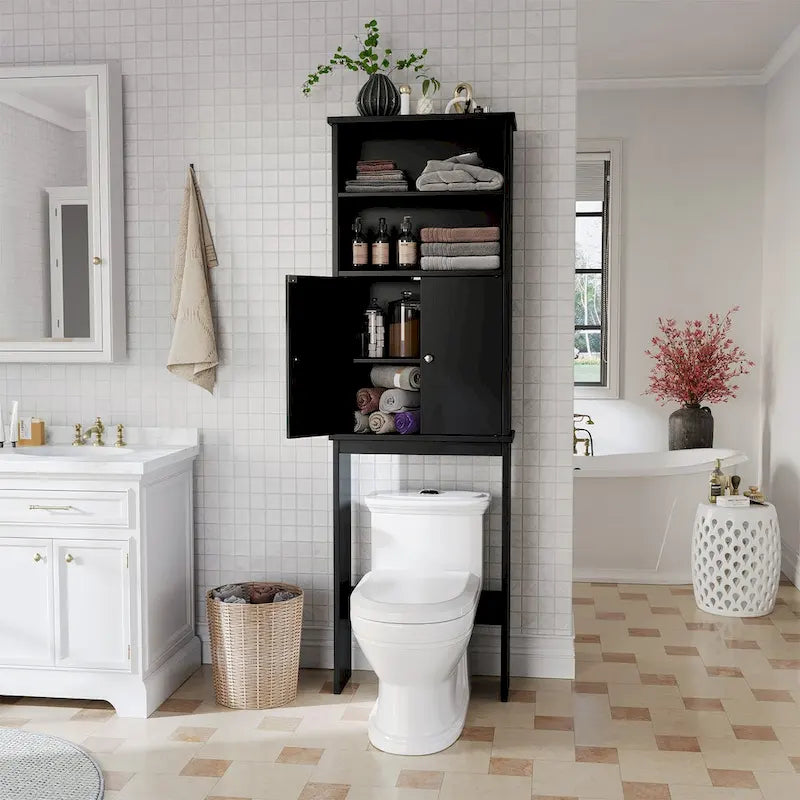 Over The Toilet Storage Cabinet with Door