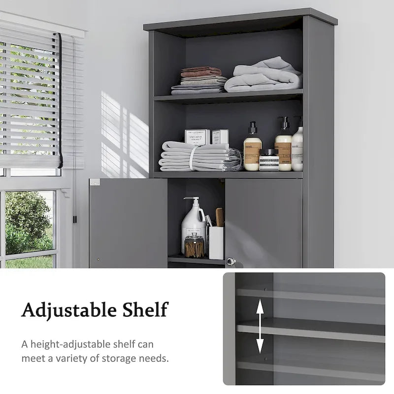Over The Toilet Storage Cabinet with Door