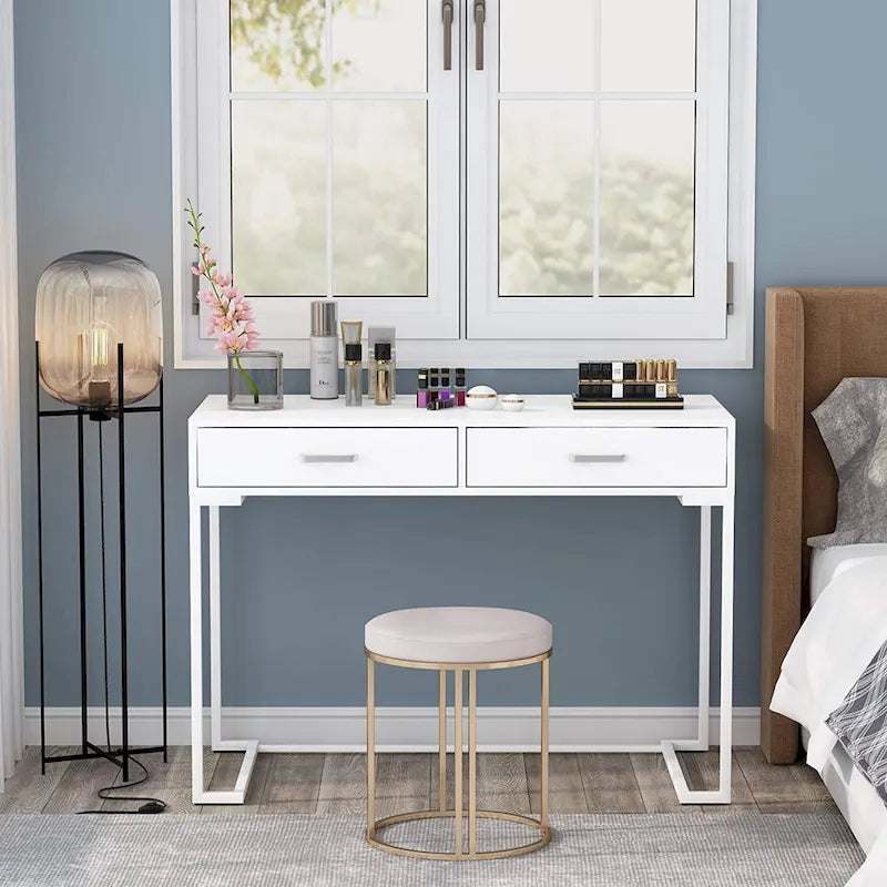 Computer Desk with Drawers, Writing Desk