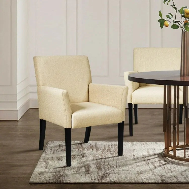Executive Guest Chair Reception Waiting Room Arm Chair - 27.5 x 23 x 35.5 (L x W x H)