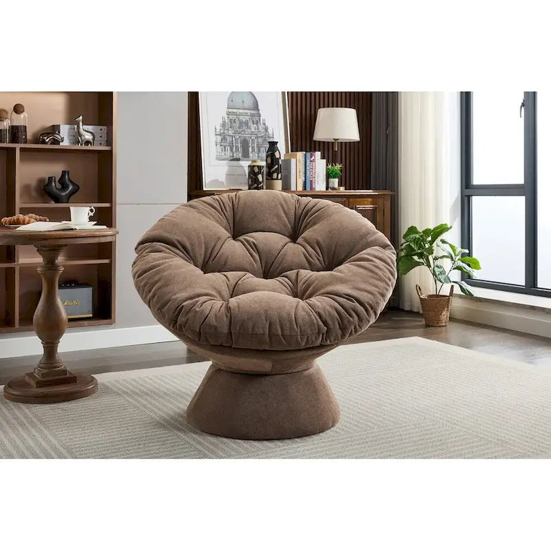 360 Swivel Barrel Chair Oversized Swivel Accent Chair