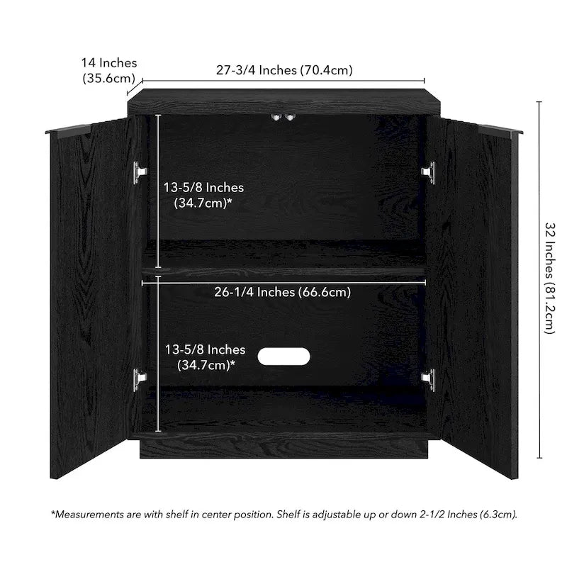 Mansfield 28 Wide Rectangular Accent Cabinet - 27.75 Wide