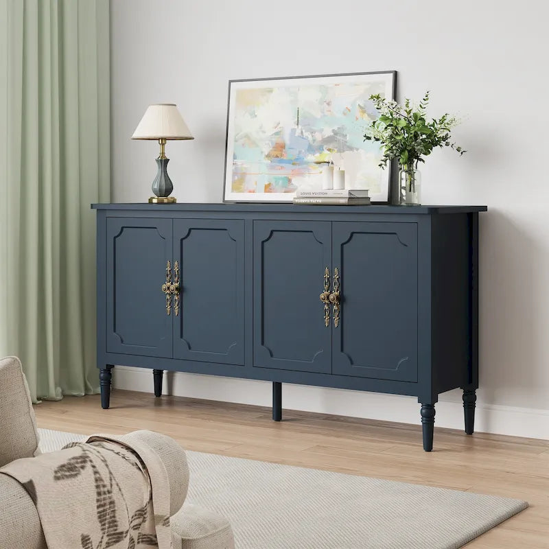 58 Accent Cabinet with 4 Doors