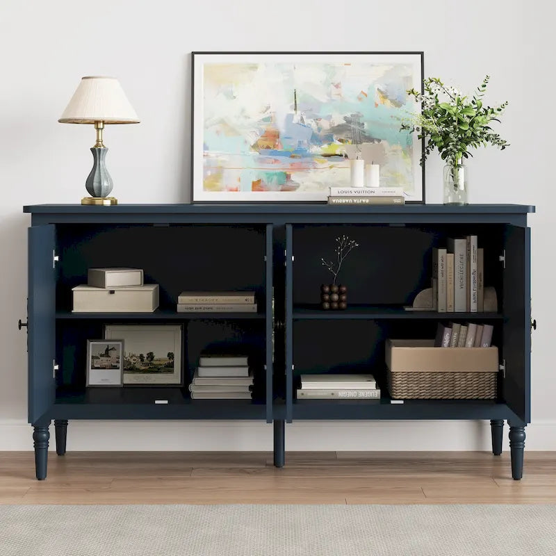 58 Accent Cabinet with 4 Doors