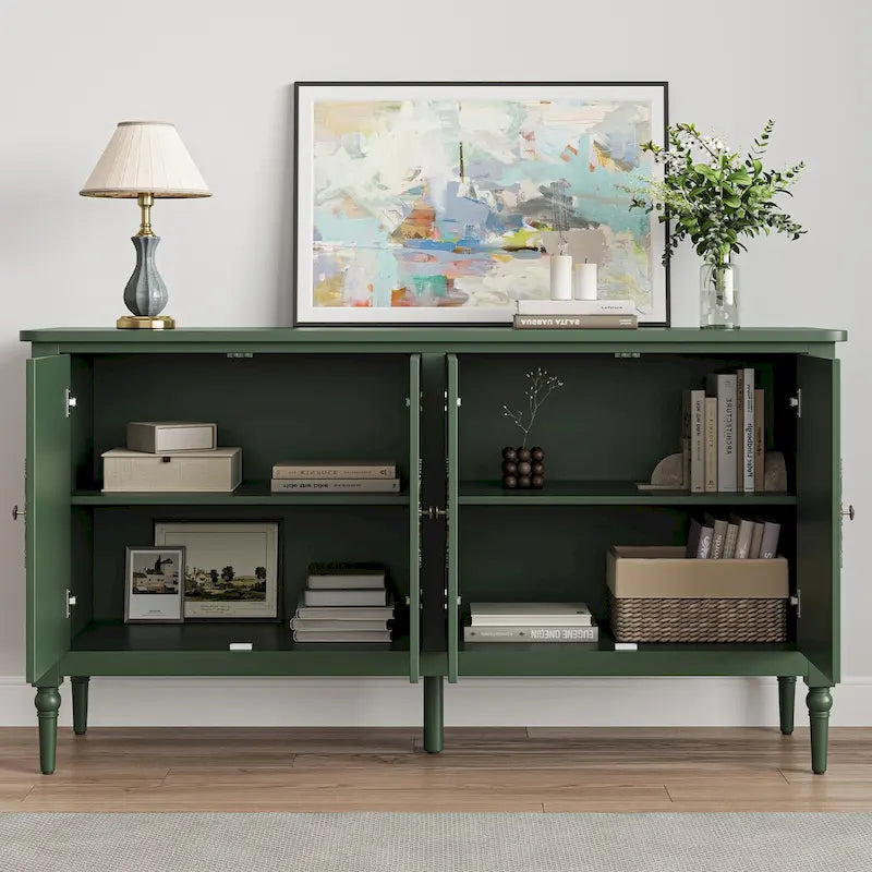 58 Accent Cabinet with 4 Doors