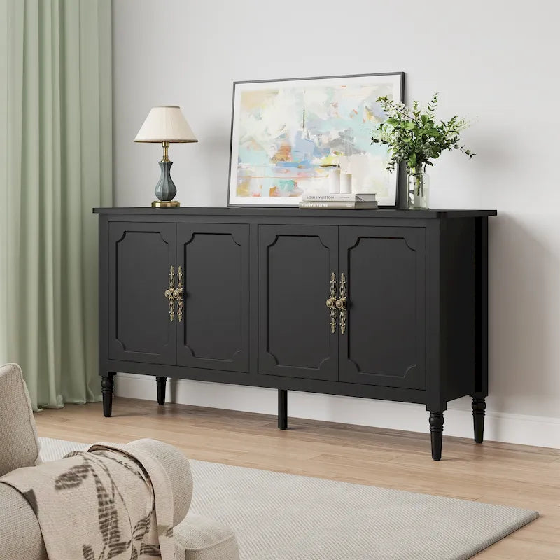 58 Accent Cabinet with 4 Doors