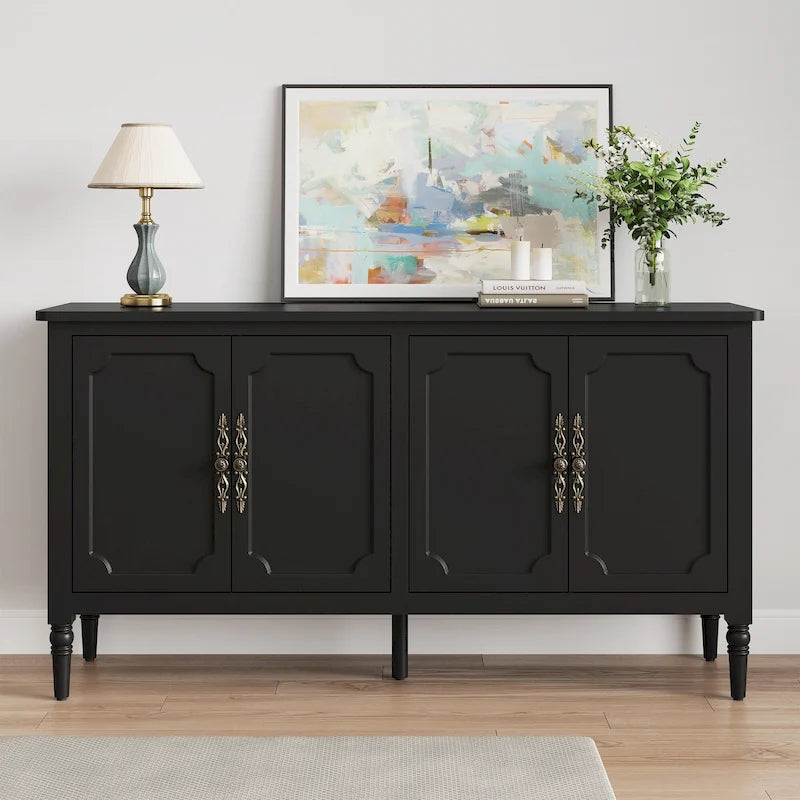 58 Accent Cabinet with 4 Doors