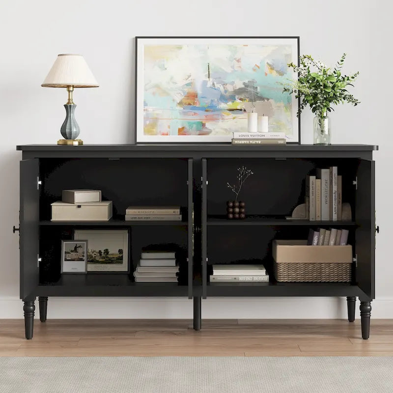 58 Accent Cabinet with 4 Doors